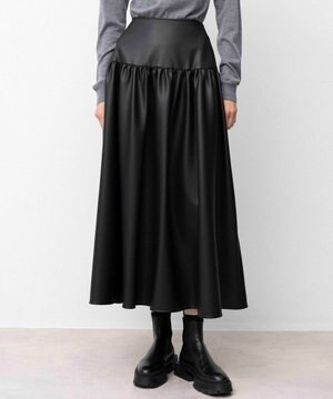 【Nave】ヴィーガンレザー スカート