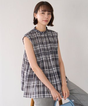  【EC限定】シアーシャーリングブラウス