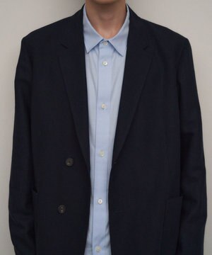  TWIST WOOL LINEN | セミダブルジャケット - UNISEX