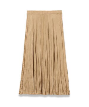  【洗える】ハボタイ　ナチュラルプリーツスカート