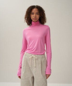  MODAL SILK JERSEY | タートルネック