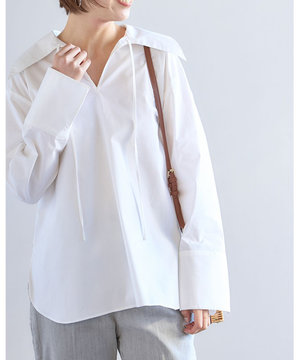  スキッパーロングシャツ