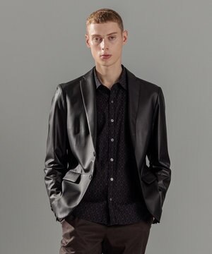  ライトラムナッパレザー　ジャケット