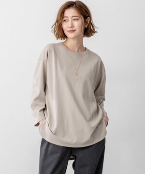  【SLOW/一部店舗限定】MVSコットン チュニック シンプルTEE