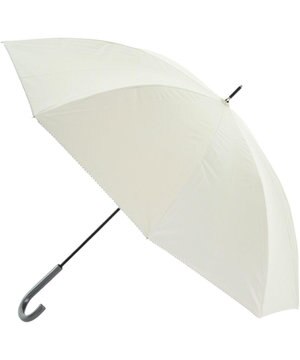  晴雨兼用日傘 長傘 無地×シングルピコ刺繍／遮光 遮熱 UV