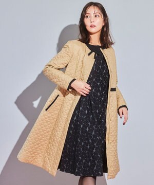  【消臭・洗える】CLOVER CARPET キルト中綿ロングコート