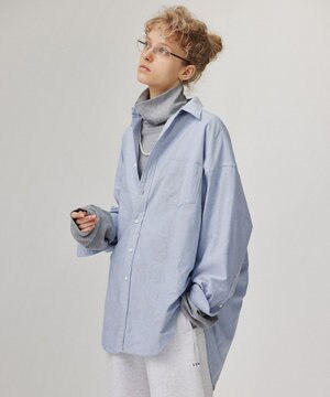  OXFORD SHIRTS《UNISEX》オーバーサイズレギュラーカラーシャツ