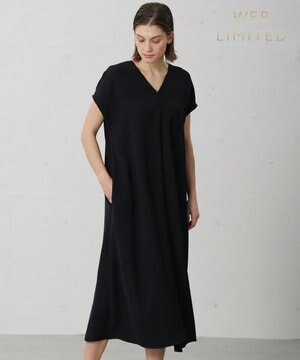  VIRGILE / Vネックリラックスワンピース