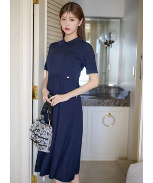  【WEB限定・鈴木ゆうかさん着用】HONEYCOMB MESH KNIT ニットドレス