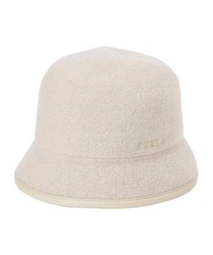  FURLA パイピング×ロゴ バスクハット／UV