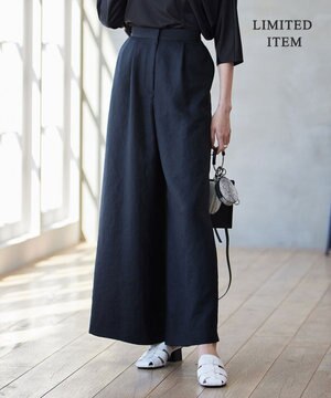  【WEB限定】 Slub タックパンツ