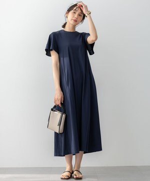  サマージャージフレア ワンピース