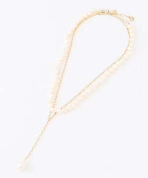 二連バロックパールネックレス