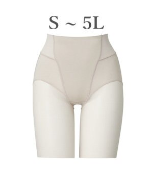  【BRADELIS NewYork peace】綿混楽々ソフトガードル24 お尻周りをスッキリ補整 クロッチ付きで一枚ばき可能 ガードルショーツ