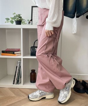  サイドリボンカーゴパンツ