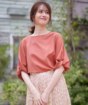  【接触冷感・UVカット】サカリバ袖ねじり プルオーバー