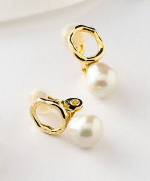 【好評につき追加生産】バロック パール イヤリング