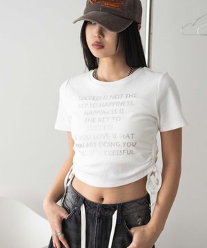  グラフィックサイドドロストリブちびT