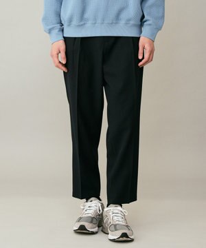 【ストレッチ/イージーケア】WOOL TOUCH 機能美パンツ ワイド