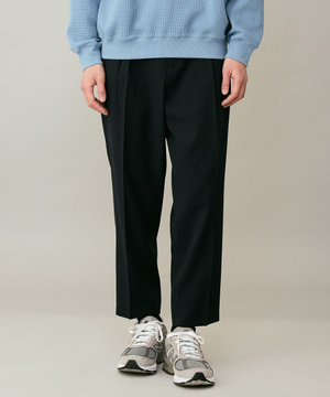 【ストレッチ/イージーケア】WOOL TOUCH 機能美パンツ ワイド