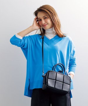  【抗菌防臭】スタイルアップニット NEW Ｖネック