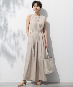 【撥水性/接触冷感/洗える】ストレッチタイプライター オールインワン