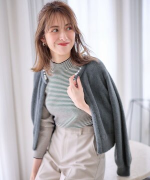  シャギーニット カーディガン