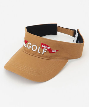  【UNISEX】23区GOLF ロゴ バイザー サイズ調整可能 春夏のラウンドに◎