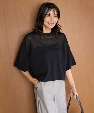  フロスティコットン クロップド プルオーバー