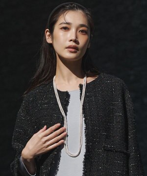  プチパール ロング ネックレス