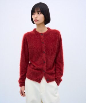  ROYAL CASHMERE FUR | クルーネックカーディガン