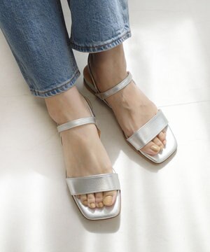 【日本製/吸汗速乾】本革バックストラップサンダル