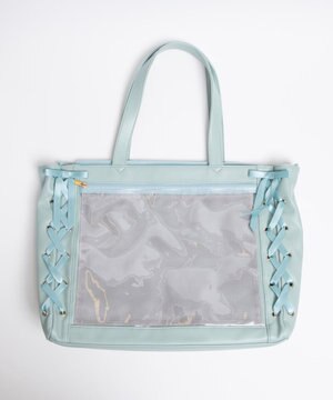  【痛バ＆推し活グッズ】レースアップ痛バッグL