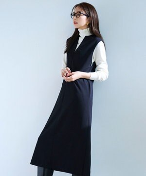 BEAUTY MOVE キーネックジャンスカ