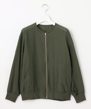 【洗える】シアー ブルゾン