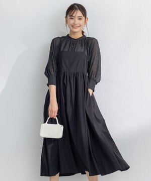  【矢野未希子さん着用】エアリーギャザー キャミソールワンピース