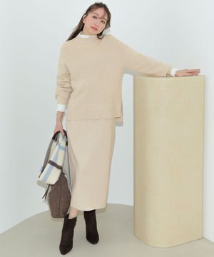 CICA加工 ニット タイト スカート