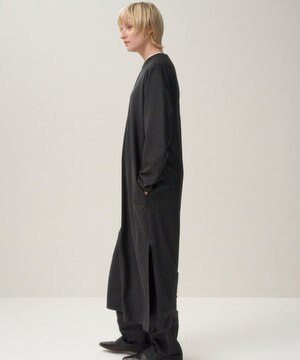  MERINO COLLEGE JERSEY | クルーネックドレス