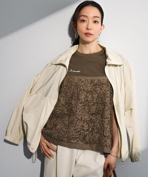  リボンエンブロイダリー キャミソール