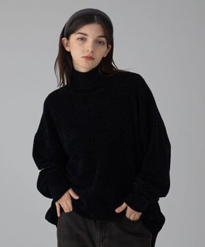  【ユニセックス着用ITEM/MLサイズ展開】ベロアモールプルオーバー