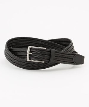  【キングサイズ・イタリア素材・ストレッチ・日本製】レザーメランジストレッチベルト