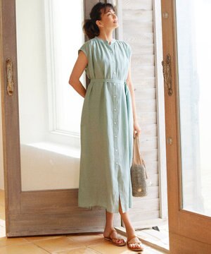 【一部店舗限定】LIBECO シャツ ワンピース