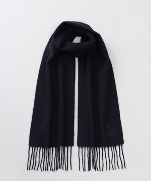  LANVIN COLLECTION ランバン コレクション カシミヤ  無地プチマフラー　　（幅20cm)
