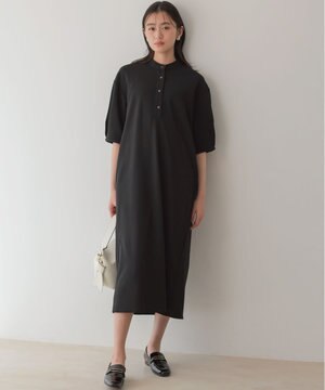  【WEB限定】ジョーゼットジャージーIライン ワンピース