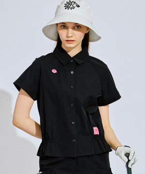 【WOMEN】ギャザリングシャツ ゴルフウェア レディース