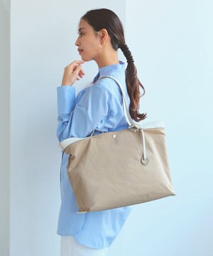  【Breath TOPKAPI】MORPH モーフ リンクルナイロン トートバッグ チャーム付き　A4 / 超軽量 /撥水