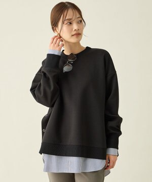 サイドドットダンボールトレーナー