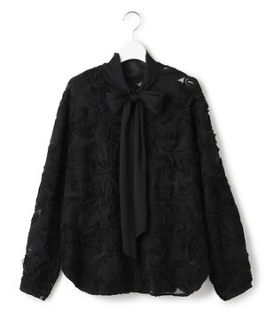  【GOLD LABEL/見上愛さん着用】テープエンブロイダリー ブラウス