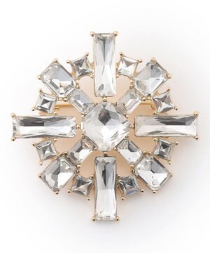  【APPLAUDIR】スクエアビジュー ブローチ