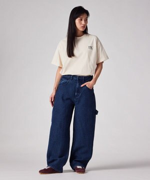  Dickies(R)× PS Paul Smith インディゴ ペインターズパンツ